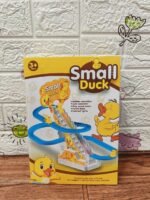 ⁦لعبة مضمار سباق البط الأصفر (small duck) الكهربائية للأطفال – لعبة زحليقة البط مع موسيقى وإضاءة ملونة.⁩ - الصورة ⁦2⁩