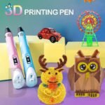 ⁦​قلم الطباعة ثلاثي الأبعاد الذكي (3D Pen-2) – للرسم والمجسمات الإبداعية للمبدعين مع الشاحن⁩ - الصورة ⁦3⁩