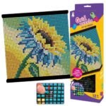 لعبة تركيب اللوحات الفنية بالخرز الملون (Grid Puzzle) للأطفال-​مجموعة فنية مبتكرة لتصميم لوحات الخرز للأعمار من +6 سنوات