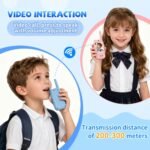 ⁦أجهزة لاسلكي للأطفال Walkie Talkie بمدى طويل وشاشة ملونة⁩ - الصورة ⁦4⁩