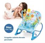 ⁦كرسي هزاز للأطفال والرضع من آيباي (ibaby) - مع خاصية الاهتزاز المهدئ، الموسيقى، وقوس ألعاب | ibaby Infant-to-Toddler Rocker (نسخة) (نسخة) (نسخة) (نسخة)⁩ - الصورة ⁦6⁩