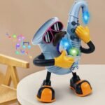 لعبة مستر روك (Mr. Rock) الموسيقية الراقصة للأطفال - ألعاب تفاعلية ومضيئة-​لعبة ساكسفون تفاعلية للأطفال