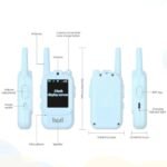 ⁦أجهزة لاسلكي للأطفال Walkie Talkie بمدى طويل وشاشة ملونة⁩ - الصورة ⁦9⁩