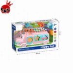 حافلة أتوبيس التعليمية متعددة الأنشطة - فرز الأشكال، ألوان، وموسيقى - Educational Activity Bus - Shape Sorter, Color Cognition & Xylophone - الصورة 11