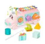 ⁦حافلة أتوبيس التعليمية متعددة الأنشطة - فرز الأشكال، ألوان، وموسيقى - Educational Activity Bus - Shape Sorter, Color Cognition & Xylophone⁩ - الصورة ⁦7⁩