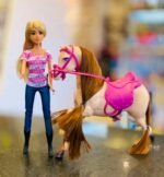 ⁦دمية أنليلي مع الحصان وإكسسوارات ركوب الخيل | لعبة عروسة Anlily للبنات⁩ - الصورة ⁦4⁩
