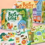 ⁦كتب PlayZone التفاعلية للأطفال - تعلم الحروف والرياضيات - PlayZone Interactive Learning Busy Books for Kids⁩ - الصورة ⁦7⁩
