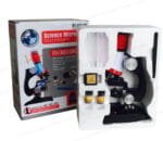 مجهر تعليمي للأطفال Microscope – تكبير حتى 1200x مع إضاءة LED وأدوات تجارب علمية - الصورة 4