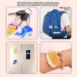 ⁦مجموعة الرسم بالجيل الملون للأطفال - ميدالية سيليكون كرستل للأطفال DIY Soft Glue Painting ألعاب تعليمية لتنمية الإبداع⁩ - الصورة ⁦6⁩