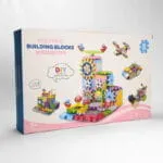 مكعبات تركيب وتروس متحركة للأطفال - لعبة ذكاء   Electric Building Blocks DIY مكونة من 83 قطعة - ​لعبة مكعبات بناء كهربائية للأطفال - تعليمية وتفاعلية