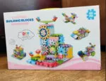 ⁦مكعبات تركيب وتروس متحركة للأطفال - لعبة ذكاء   Electric Building Blocks DIY مكونة من 83 قطعة - ​لعبة مكعبات بناء كهربائية للأطفال - تعليمية وتفاعلية⁩ - الصورة ⁦2⁩