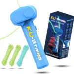 قاذف الحبال السحري للأطفال - لعبة Rope Thruster مع 3 خيوط ملونة - لعبة KU-STRING Rope Launcher - قاذف حبال للأطفال قابل لإعادة الشحن