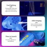 ⁦قاذف الحبال السحري للأطفال - لعبة Rope Thruster  - لعبة  Rope Launcher - قاذف حبال للأطفال قابل لإعادة الشحن⁩ - الصورة ⁦8⁩
