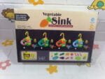 ⁦لعبة حوض غسيل الأطباق والخضروات والفواكه للأطفال vegetable electric sink toy مع صنبور مياه كهربائي وأدوات مطبخ محاكاة - حوض المطبخ التعليمي للأطفال⁩ - الصورة ⁦2⁩