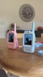 أجهزة لاسلكي للأطفال Walkie Talkie بمدى طويل وشاشة ملونة - الصورة 5