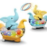 ⁦لعبة الفيل المجداف التفاعلية Rowing Elephant – لعبة متحركة ومضيئة للأطفال⁩ - الصورة ⁦7⁩