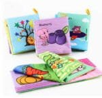 ⁦مجموعة كتب قماشية Baby Cognitive Series للرضع – 4 كتب تعليمية لتنمية الحواس والإدراك من عمر 6 أشهر⁩ - الصورة ⁦4⁩