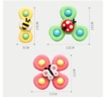 ⁦لعبة Busy Bugs Spinner التعليمية للأطفال – مجموعة دوارات حشرات حسية من عمر 18 شهرًا⁩ - الصورة ⁦6⁩