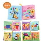 ⁦مجموعة كتب قماشية Baby Cognitive Series للرضع – 4 كتب تعليمية لتنمية الحواس والإدراك من عمر 6 أشهر⁩ - الصورة ⁦6⁩