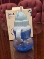كوب تدريب الأطفال من Blue -كوب شرب بمقبضين وشاليمو – سعة 250 مل وخالٍ من BPA - الصورة 7
