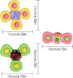 ⁦لعبة Busy Bugs Spinner التعليمية للأطفال – مجموعة دوارات حشرات حسية من عمر 18 شهرًا⁩ - الصورة ⁦4⁩