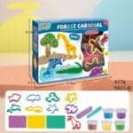 ⁦مجموعة صلصال Forest Carnival التعليمية للأطفال – قوالب حيوانات وأدوات تشكيل لتنمية الإبداع⁩ - الصورة ⁦9⁩