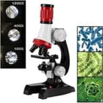 مجهر تعليمي للأطفال Microscope – تكبير حتى 1200x مع إضاءة LED وأدوات تجارب علمية - الصورة 9