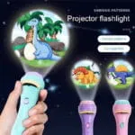 ⁦كشاف بروجيكتور العرض التعليمي للأطفال من PlayZone - لعبة جهاز عرض الصور (Flashlight Projector) مع شرائح تعليمية متنوعة⁩ - الصورة ⁦9⁩