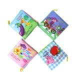 ⁦مجموعة كتب قماشية Baby Cognitive Series للرضع – 4 كتب تعليمية لتنمية الحواس والإدراك من عمر 6 أشهر⁩ - الصورة ⁦8⁩