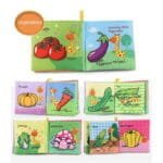 ⁦مجموعة كتب قماشية Baby Cognitive Series للرضع – 4 كتب تعليمية لتنمية الحواس والإدراك من عمر 6 أشهر⁩ - الصورة ⁦7⁩