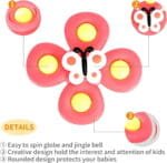 لعبة Busy Bugs Spinner التعليمية للأطفال – مجموعة دوارات حشرات حسية من عمر 18 شهرًا - الصورة 8