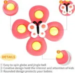 ⁦لعبة Busy Bugs Spinner التعليمية للأطفال – مجموعة دوارات حشرات حسية من عمر 18 شهرًا⁩ - الصورة ⁦8⁩