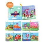 ⁦مجموعة كتب قماشية Baby Cognitive Series للرضع – 4 كتب تعليمية لتنمية الحواس والإدراك من عمر 6 أشهر⁩ - الصورة ⁦10⁩