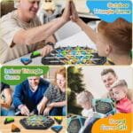 لعبة تحدي شطرنج استيك المثلثات Chain Chess للأطفال - لعبة ذكاء وتحدي للمجموعات والأطفال مناسبة لـ 2-4 لاعبين - الصورة 8