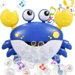 لعبة حمام للأطفال بتصميم سلطعون Bubble Crab - تصدر فقاعات صابون وتجربة استحمام ممتعة مع لعبة فقاعات الاستحمام للأطفال - سلطعون الفقاعات التفاعلي