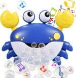 لعبة حمام للأطفال بتصميم سلطعون Bubble Crab - تصدر فقاعات صابون وتجربة استحمام ممتعة مع لعبة فقاعات الاستحمام للأطفال - سلطعون الفقاعات التفاعلي