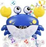 لعبة حمام للأطفال بتصميم سلطعون Bubble Crab - تصدر فقاعات صابون وتجربة استحمام ممتعة مع لعبة فقاعات الاستحمام للأطفال - سلطعون الفقاعات التفاعلي