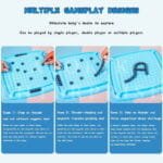 لعبة الشطرنج المغناطيسية (Magnetic Battle Chess) - لعبة ذكاء واستراتيجية تفاعلية للعائلة - تحدي الشطرنج المغناطيسي لعبة الذكاء والتفكير الاستراتيجي للأطفال والكبار. - الصورة 4