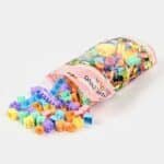 مجموعة مكعبات بناء ملونة للأطفال مع عجلات - لعبة تركيب قطار وسيارات تعليمية DIY (+3 سنوات) مكعبات تركيب للأطفال - الصورة 2