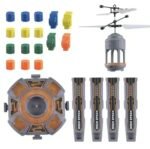 ⁦لعبة تحدي الطيران التفاعلية Drone Flying للأطفال - لعبة جماعية مع منصة إطلاق مضيئة LED⁩ - الصورة ⁦2⁩
