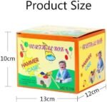 لعبة صندوق دق الكرات الخشبية بالشاكوش للأطفال wooden hammer ball box toy لعبة تعليمية لتنمية المهارات الحركية والمنتسوري - الصورة 2