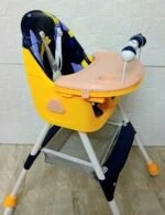 كرسي طعام للأطفال مرتفع وقابل للتعديل مع صينية وعجلات - Baybee High Chair كرسي إطعام أطفال 2 في 1 قابل للتحويل مع حزام أمان وسلة تخزين سفليّة adjustable high chair with wheels - الصورة 11