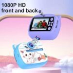 كاميرا طباعة فورية للأطفال بتصميم - كاميرا رقمية حرارية مع فيديو وألعاب وموسيقى Unicorn Instant Print Camera for Kids - Zero Ink Thermal Camera - الصورة 11