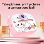 كاميرا طباعة فورية للأطفال بتصميم - كاميرا رقمية حرارية مع فيديو وألعاب وموسيقى Unicorn Instant Print Camera for Kids - Zero Ink Thermal Camera - الصورة 15